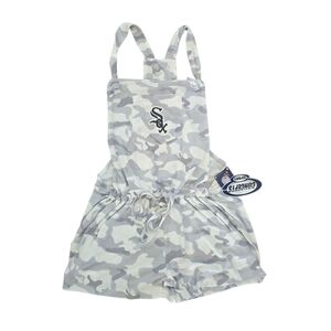 NWT Chicago White Sox Concepts Sport Women's Camo Romper Overalls Gray Large
